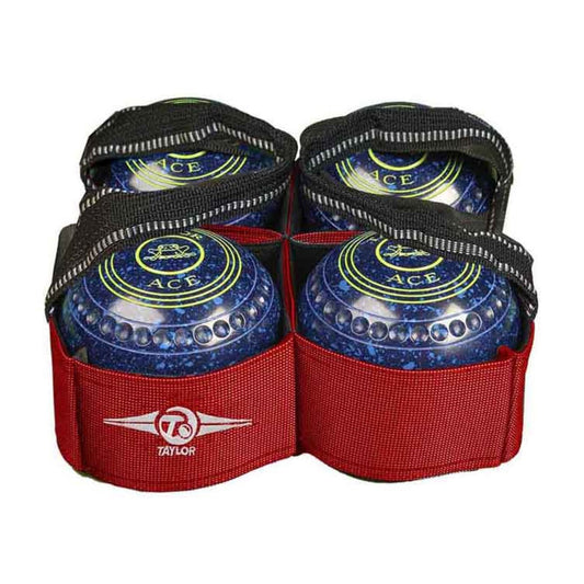 Taylor Bowls 4 Bowl Carriers Red, Black, Blue or Pink