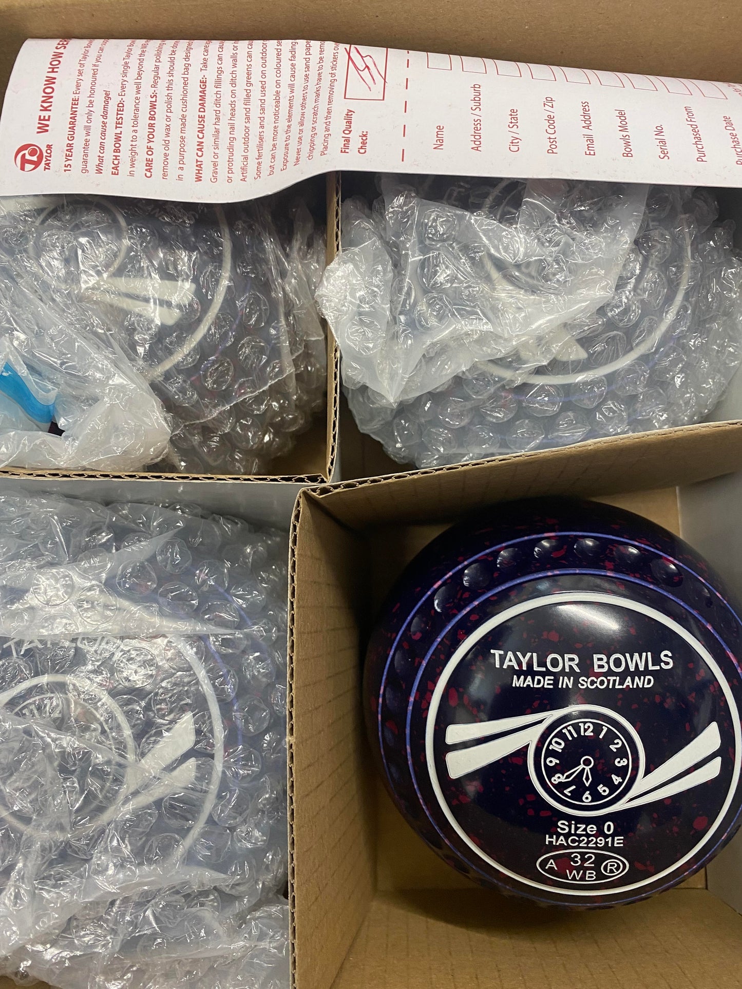 Taylor International - Size 0