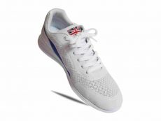 Henselite HM74 White/Blue with Union Jack Flag on Tongue