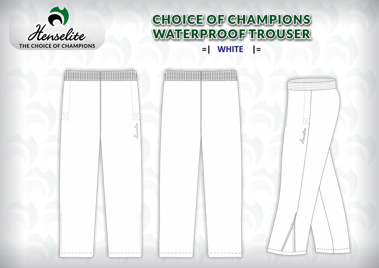 Henselite Waterproof Trousers Mens/Ladies